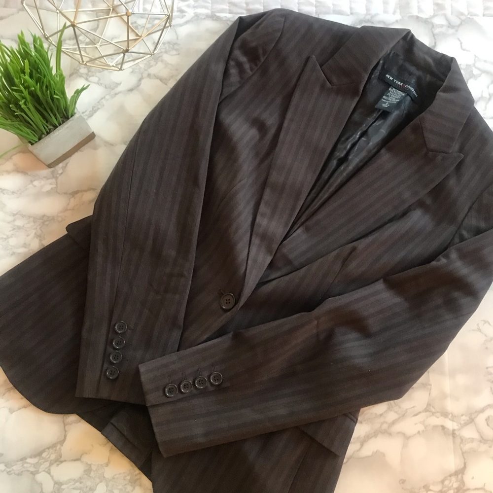 New York & Company Brown Blazer